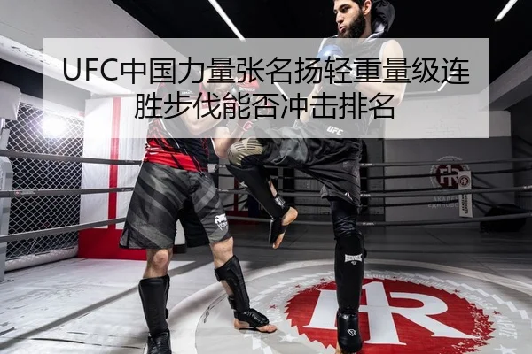UFC中国力量张名扬轻重量级连胜步伐能否冲击排名